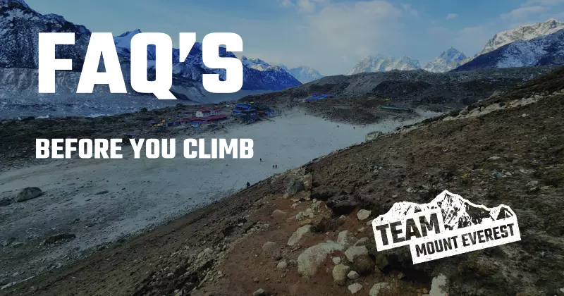 FAQ Before you climb